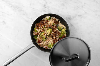 Reispfanne vollenden