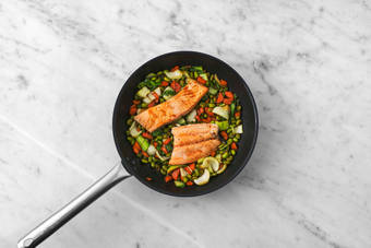 Cook glaze and mix sesame aioli