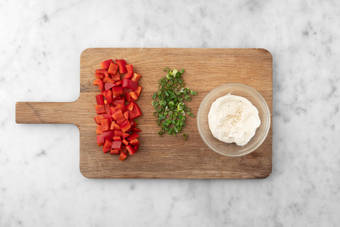 Prep and season sour cream