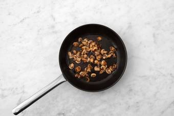 Cook mushrooms