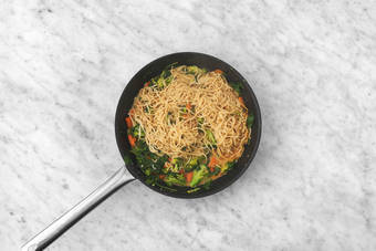 Cook the veggies & sauce