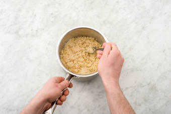 Cook the couscous