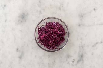 Marinate cabbage