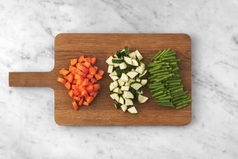 Forbered grøntsager