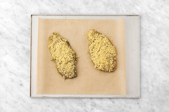 Prep the hasselback chicken