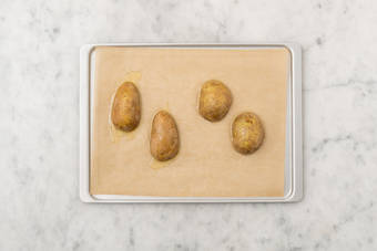 Bake the potatoes