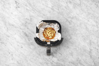 Cook the bean patties