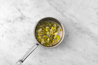 Caramelise the Leeks