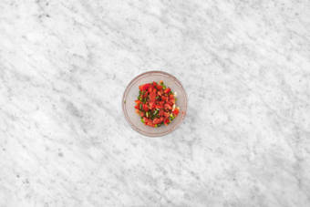 Make sweet pepper salsa