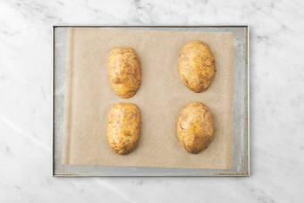 Bake the potatoes