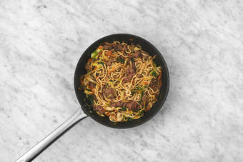 Cook the beef & bring it all together