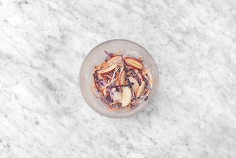 Prep the slaw & tortillas