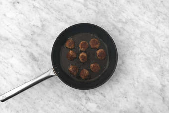 Cook the meatballs