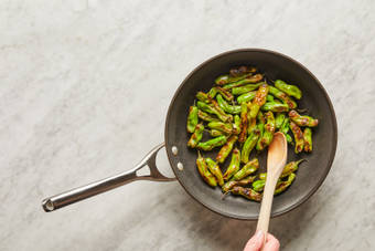 Blister Shishito Peppers