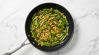 Cook Asparagus & Corn