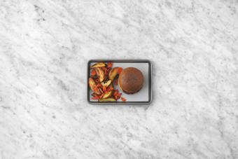 Monta la hamburguesa y disfruta