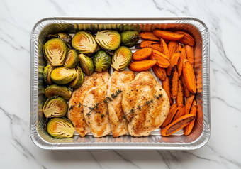 Bake Trays & Mix Sauce