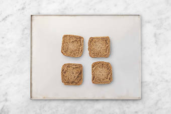 Melt cheese and toast buns