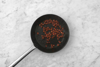 Cook the pasta & chorizo