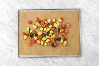 Roast the veggies