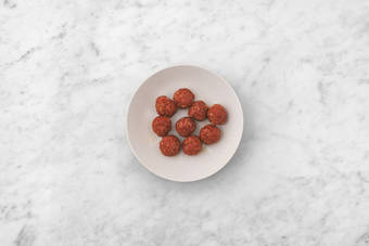 Prep the meatballs