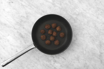 Cook the meatballs