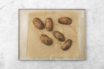 Bake the jacket potato 