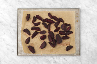 Roast the beetroot & chorizo