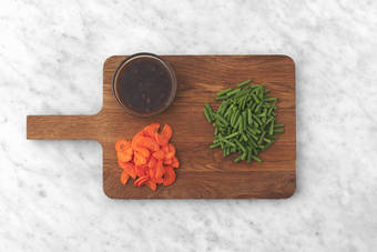 Get prepped and cook noodles