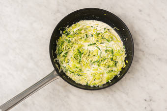 Make your Creamy Leek Sauce