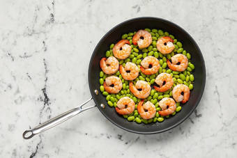Cook shrimp