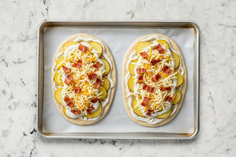 Shape & Assemble Pizzas