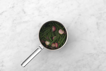 Für den Bohnen-Salat