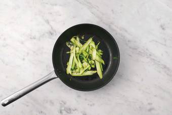 Cook the courgette