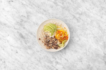 Colore e sapore in ciotola