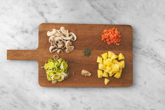 Forbered grøntsager