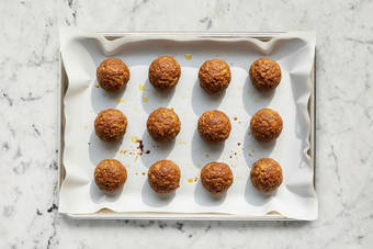 Prep and roast meatballs