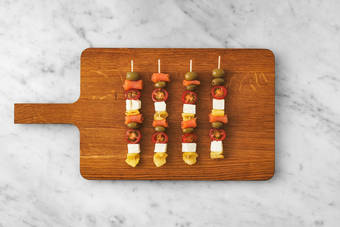 Assemble the Skewers