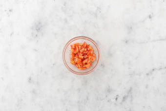 Dress the Tomato Chunks