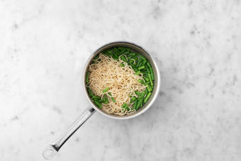 Cook the Noodles and Beans