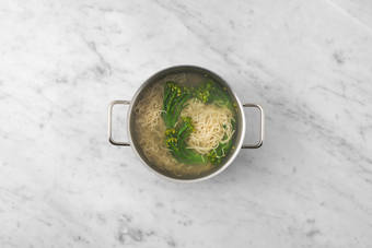 Cook the Noodles and Veg