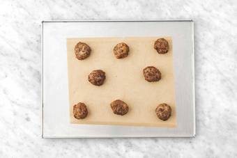 Make meatballs and prep