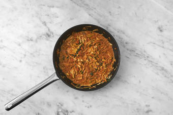 Cook the veggies & sauce