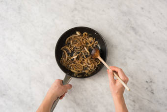 Caramelise the onion 