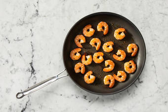 Cook shrimp