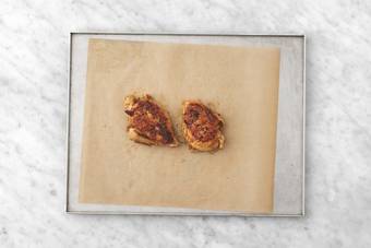 Roast chicken and prep