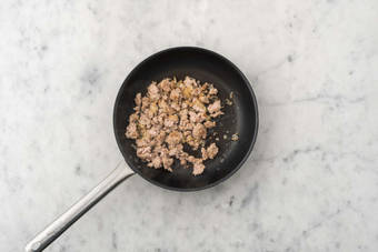 Cook plant-based protein shreds