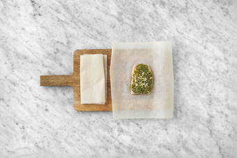 Préparer la papillote