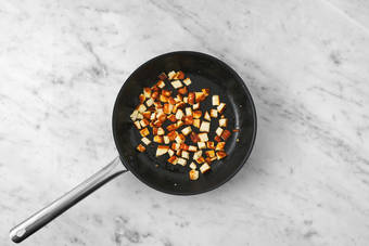 Cook the chicken & paneer