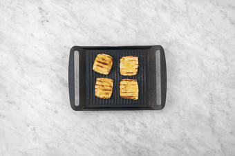 Grill the bread 